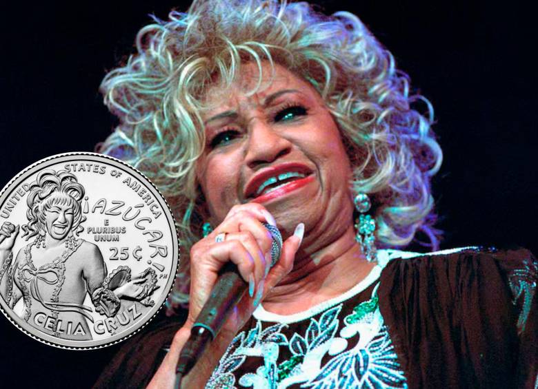 Lee más sobre el artículo Celia Cruz “vale” 25 centavos de dólar: Estados Unidos lanzó una moneda con la imagen de la Guarachera de Cuba