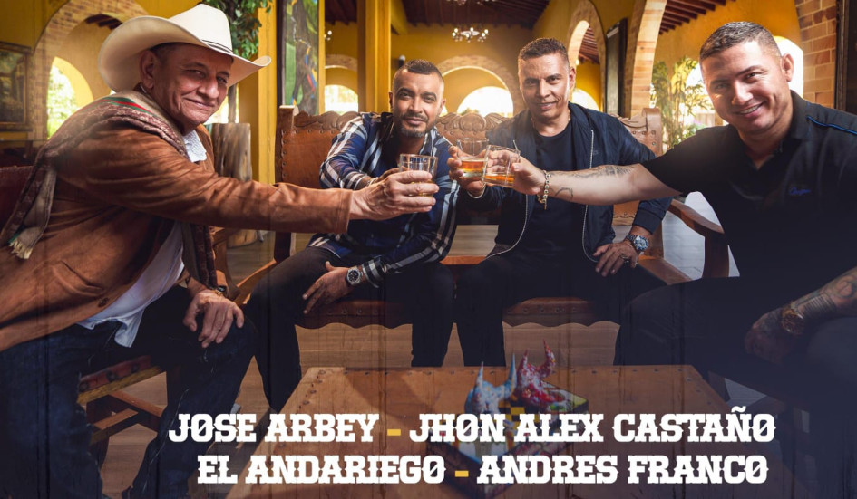 En este momento estás viendo Plata poquita, pero mucho talento: se juntaron El Andariego, Jhon Alex, José Arbey y El Agropecuario